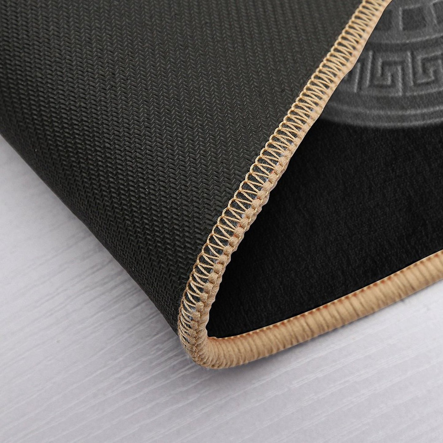Manhole Covers NYC Black Durable Bath Mat
