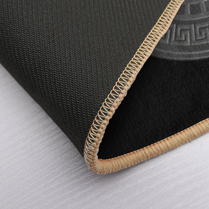 Manhole Covers NYC Black Durable Bath Mat