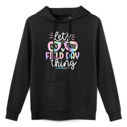 School Field Day Tie Dye Field Day Teachers Kids Customizable Surface Hoodie