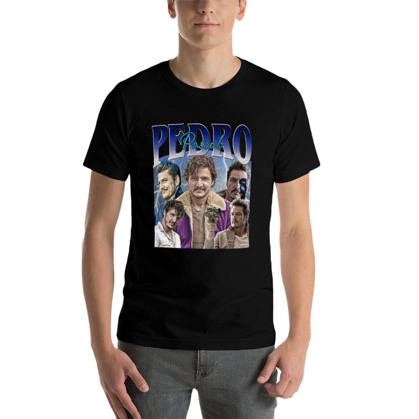 Pedro Pascal Homage T Shirts  Polyester Blend T-Shirt