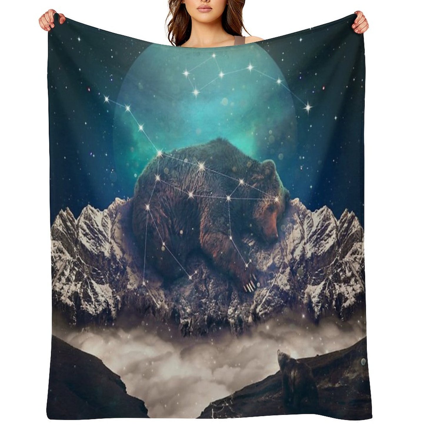 Under The Stars  Ursa Major Throw Blanket