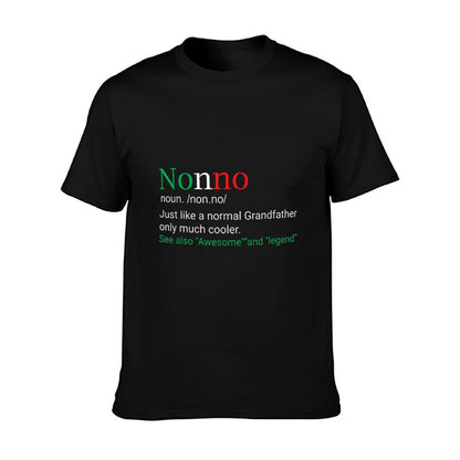 Best Funny Nonno Italian Grandfather Definition Gift T-Shirt