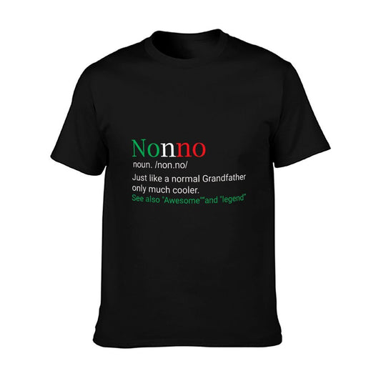 Best Funny Nonno Italian Grandfather Definition Gift T-Shirt