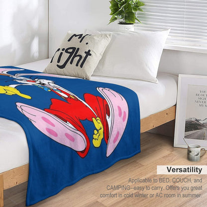 Roger Rabbit I Throw Blanket