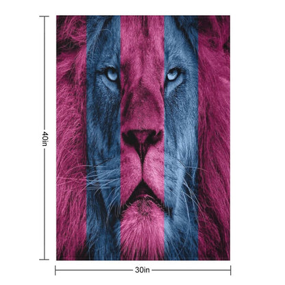 Aston Villa Lion Throw Blanket