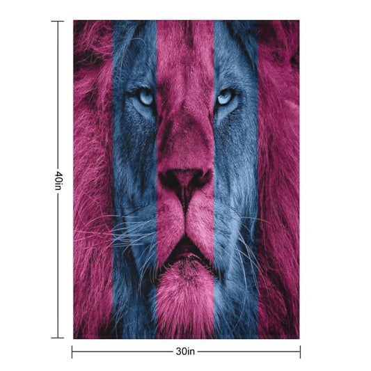 Aston Villa Lion Throw Blanket