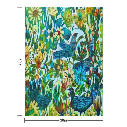 Summer Light, An Este MacLeod Design Throw Blanket