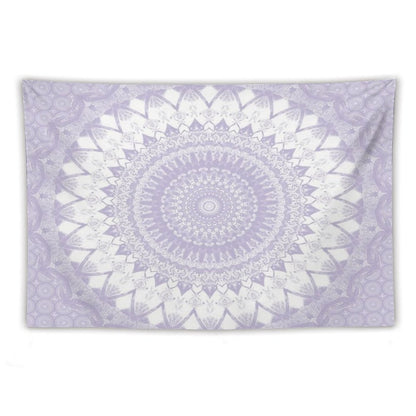 Boho Pastel Purple Mandala Tapestry