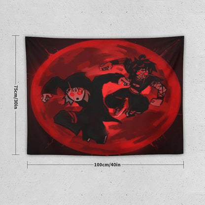 RED LEATHER SKIN Tapestry
