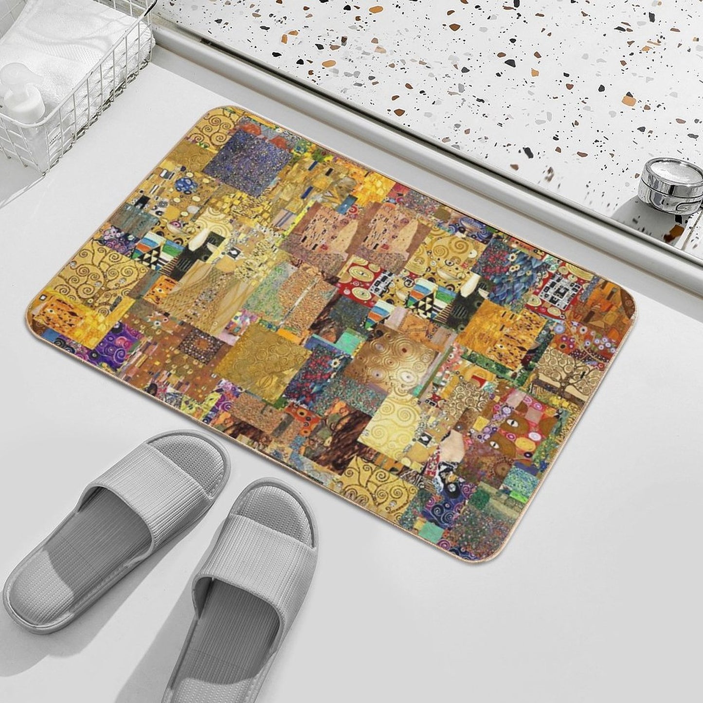 Gustav Klimt Bath Mat