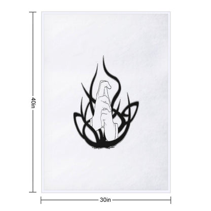 The Shadow Master Throw Blanket