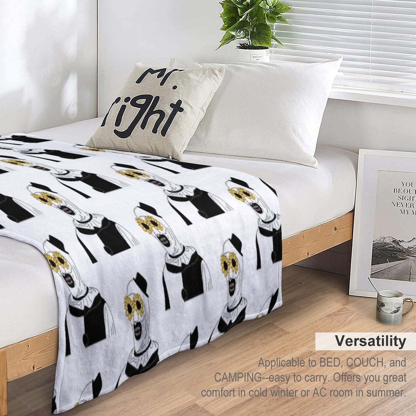 Art The Clown - Terrifier Classic Throw Blanket