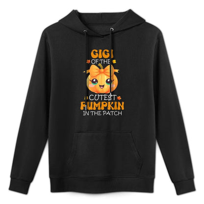 Gigi Of The Cutest Pumpkin In The Patch Halloween Breathable Fabric Hoodie
