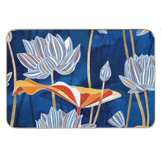 Bold Botanical Bath Mat