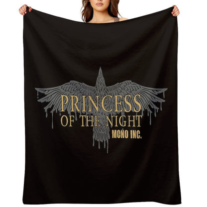 MONO INC. Princess Of The Night Throw Blanket
