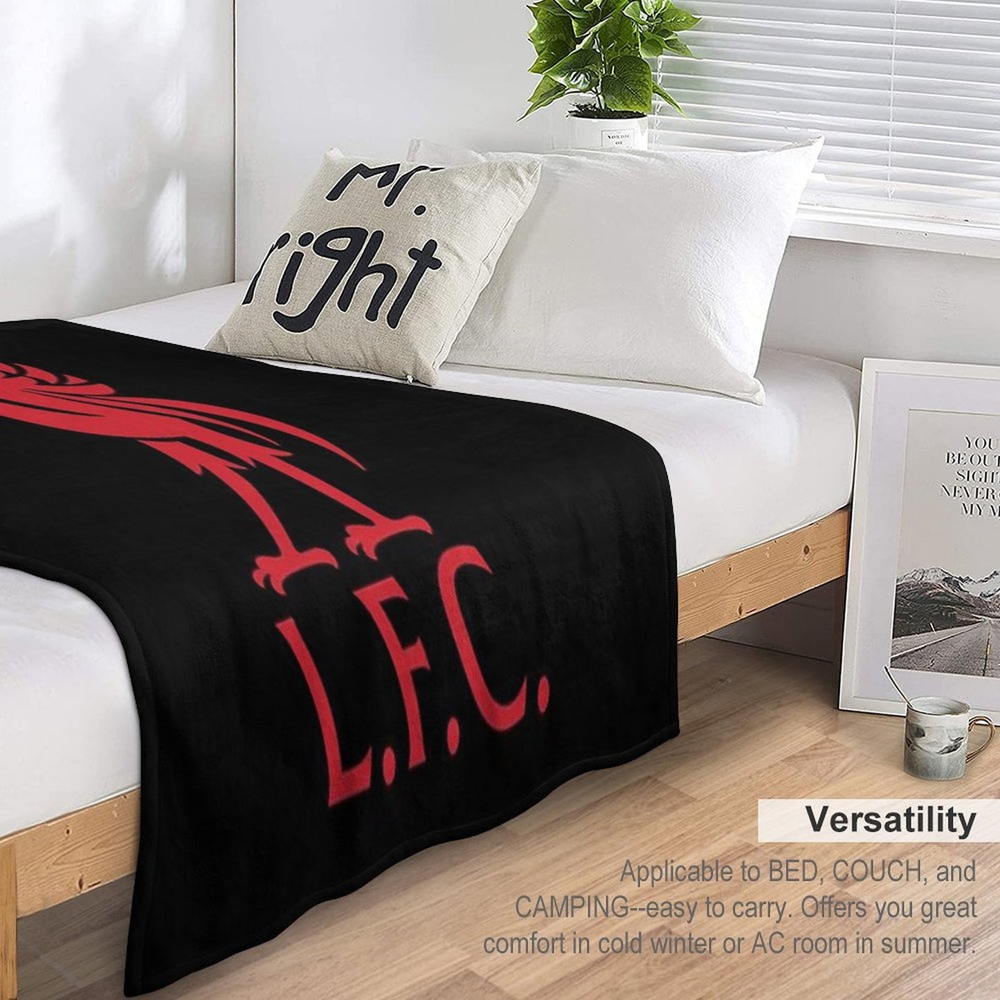 Class Is Permanent - Liverpool Red Throw Blanket