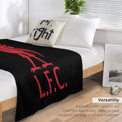 Class Is Permanent - Liverpool Red Throw Blanket