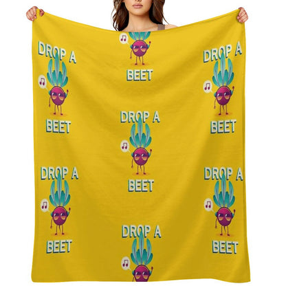 Drop A Beet Throw Blanket
