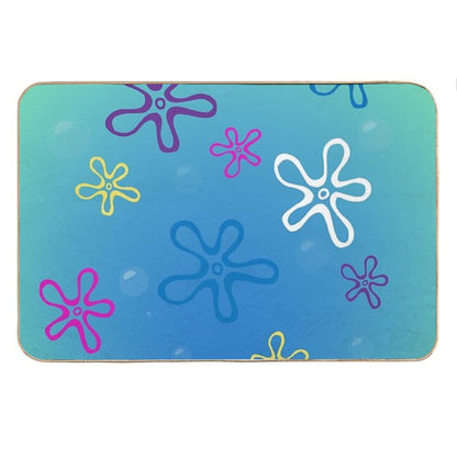 Ocean Flowers Bath Mat