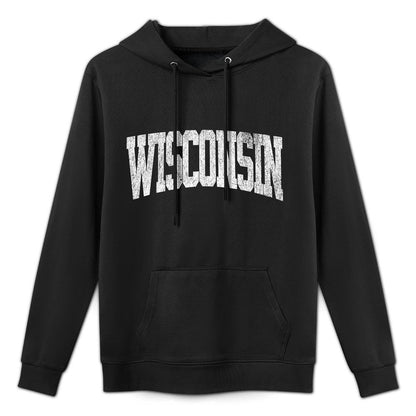 Wisconsin Vintage City Shrink-Resistant Hoodie