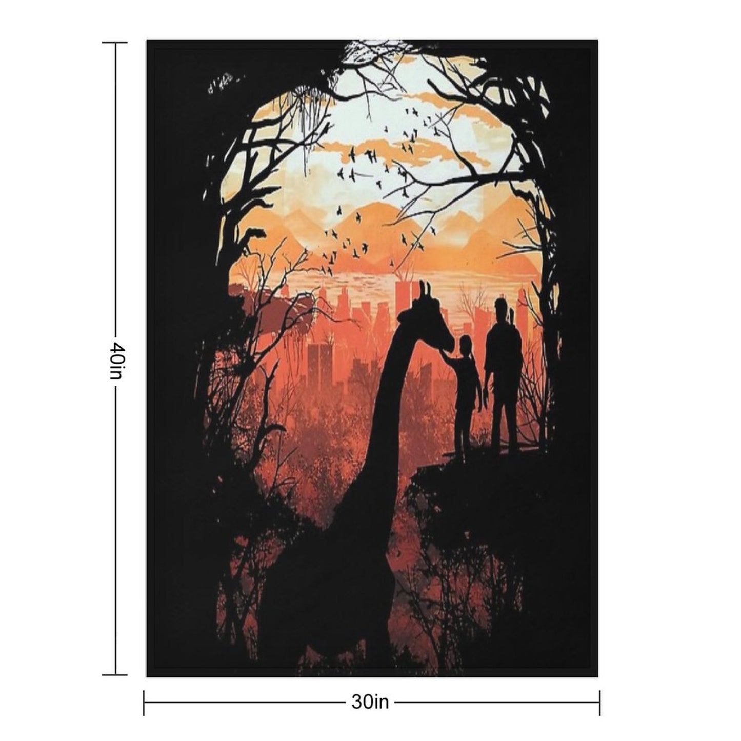 The Last Of Us Throw Blanket