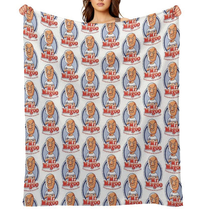 Mr. Magoo As Mr. Clean Throw Blanket