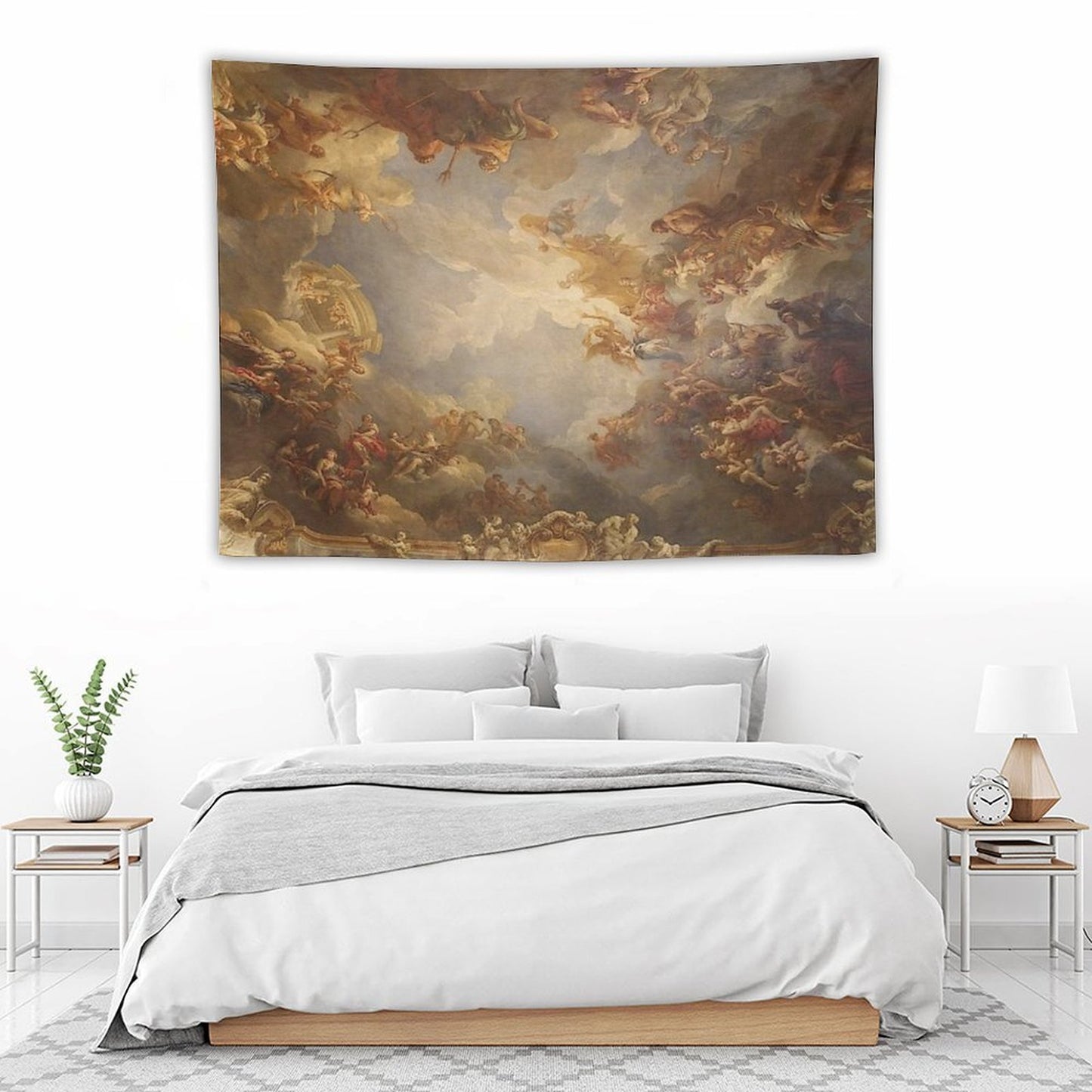 Brown Ceiling at Versailles Renaissance Panting Tapestry