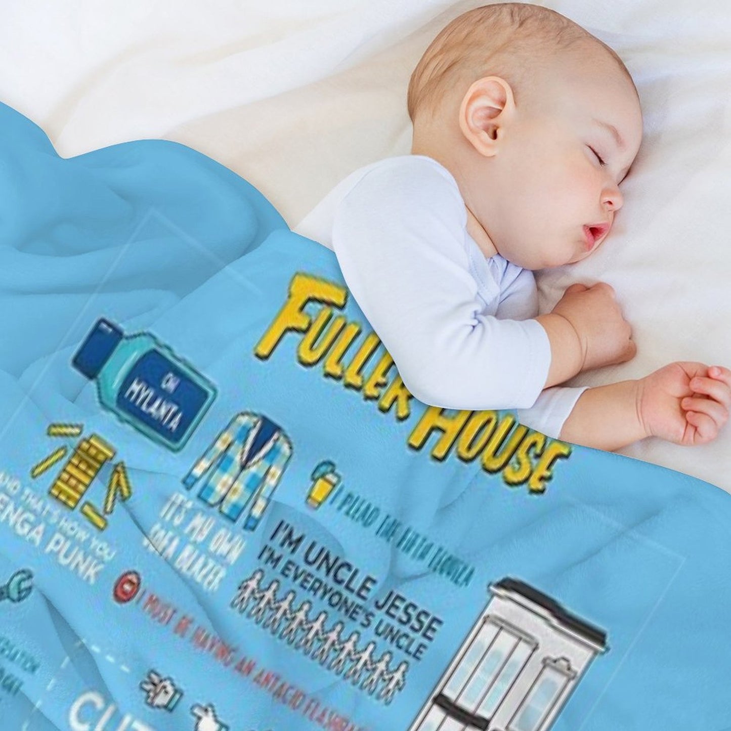 Fuller House Quotes Throw Blanket