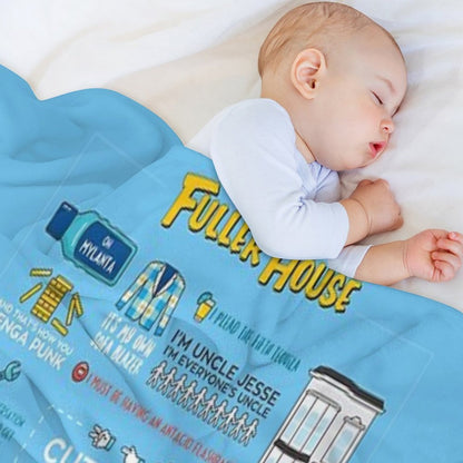 Fuller House Quotes Throw Blanket