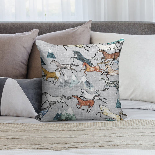Mt Kosciuszko Brumbies Soft Easy Maintenance Throw Pillow