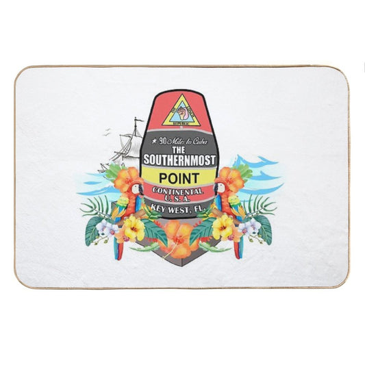 Southernmost Point Key West Bath Mat
