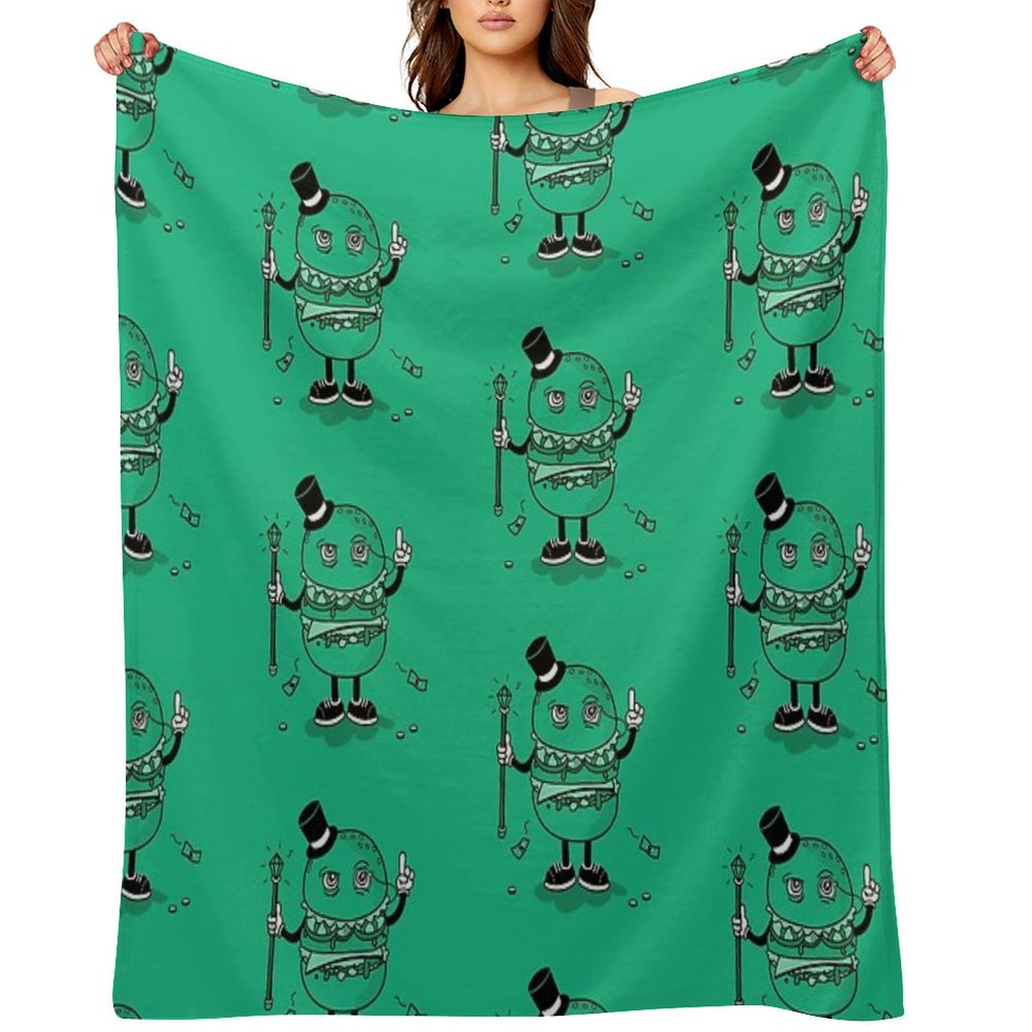 Mc Wealthy Throw Blanket