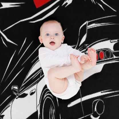 Toyota Supra MKIV  Haruna Throw Blanket