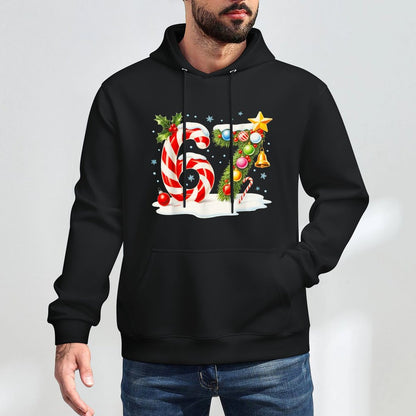 Funny Nice Naughty 6 7 Christmas 67 Meme Xmas Boys Girls Shape Retention Hoodie