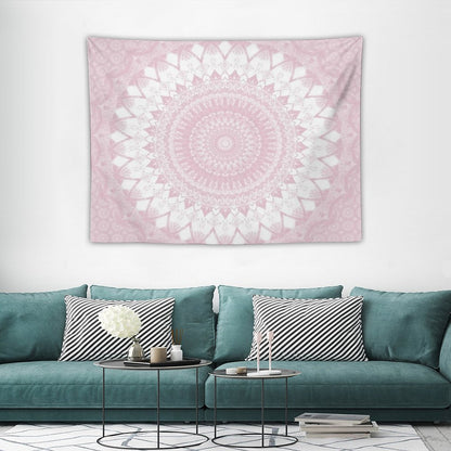 Boho Pink Mandala Tapestry