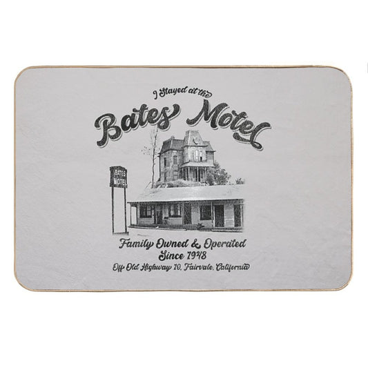 I Stayed At The Bates Motel Bath Mat