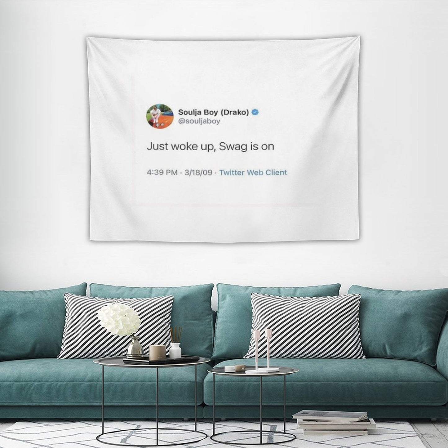 Swag Is on Tapestry
