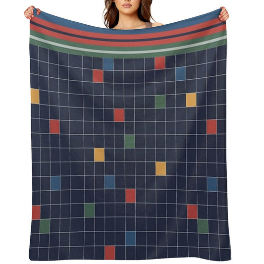 Classic 80s-Style Bedding Throw Blanket