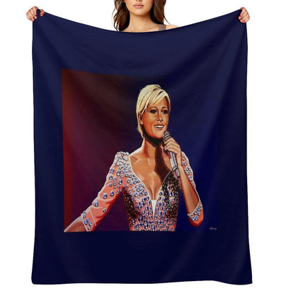 Helene Fischer Painting Throw Blanket