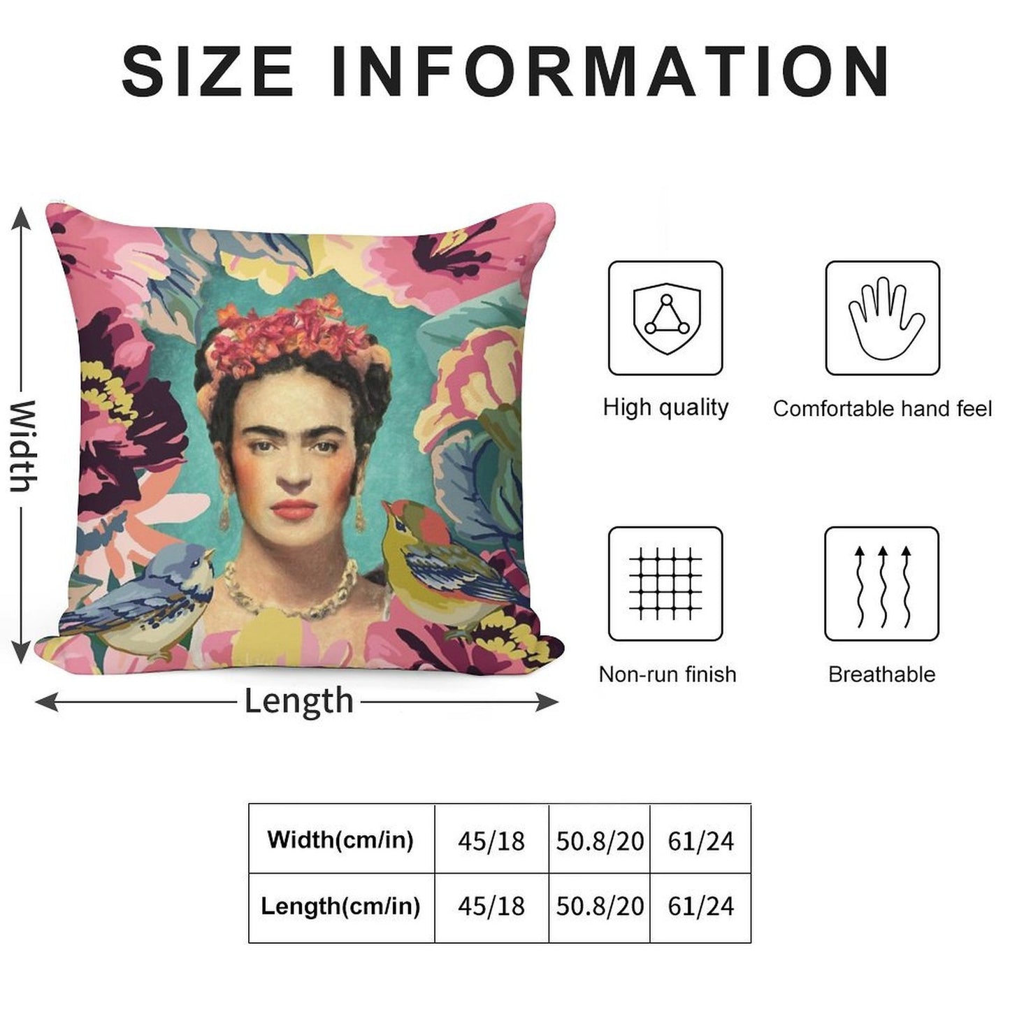 Frida Kahlo V Soft Style Accent Throw Pillow