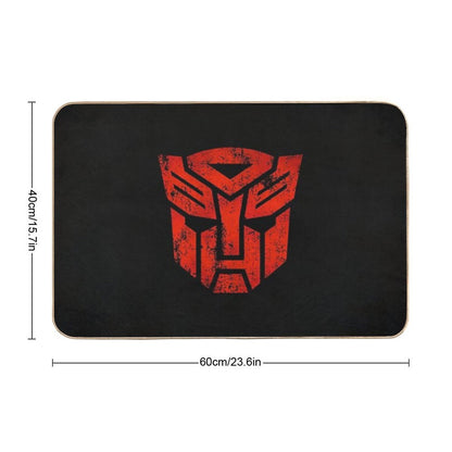 Autobots Logo · Distressed Bath Mat
