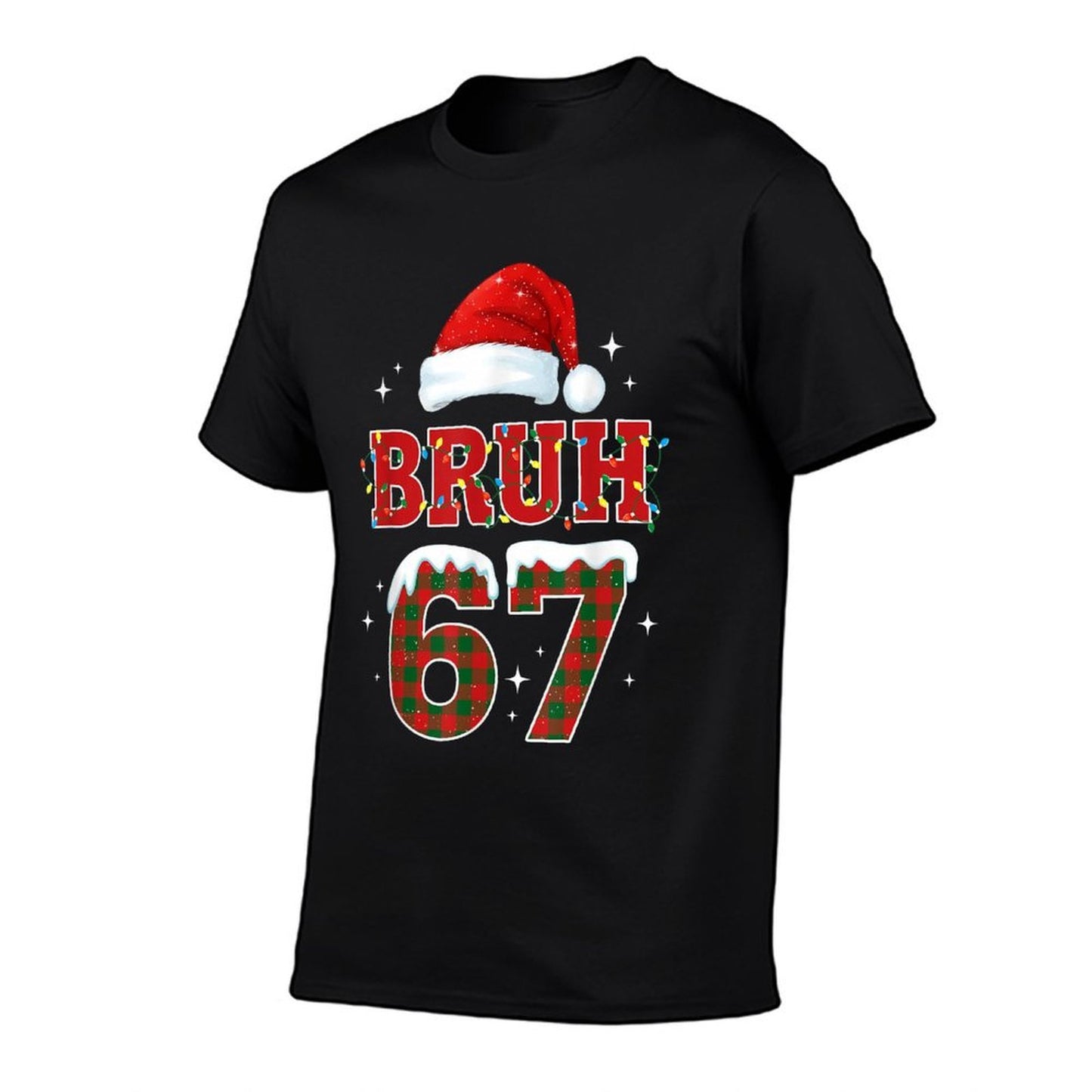 Funny Bruh 67 Meme Chrismtas Xmas Pajama Men Women Kids  Fade-proof Color T-Shirt