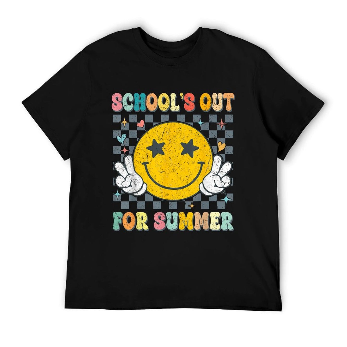 Last Day Of School Retro Schools Out For Summer Teacher T-Shirt