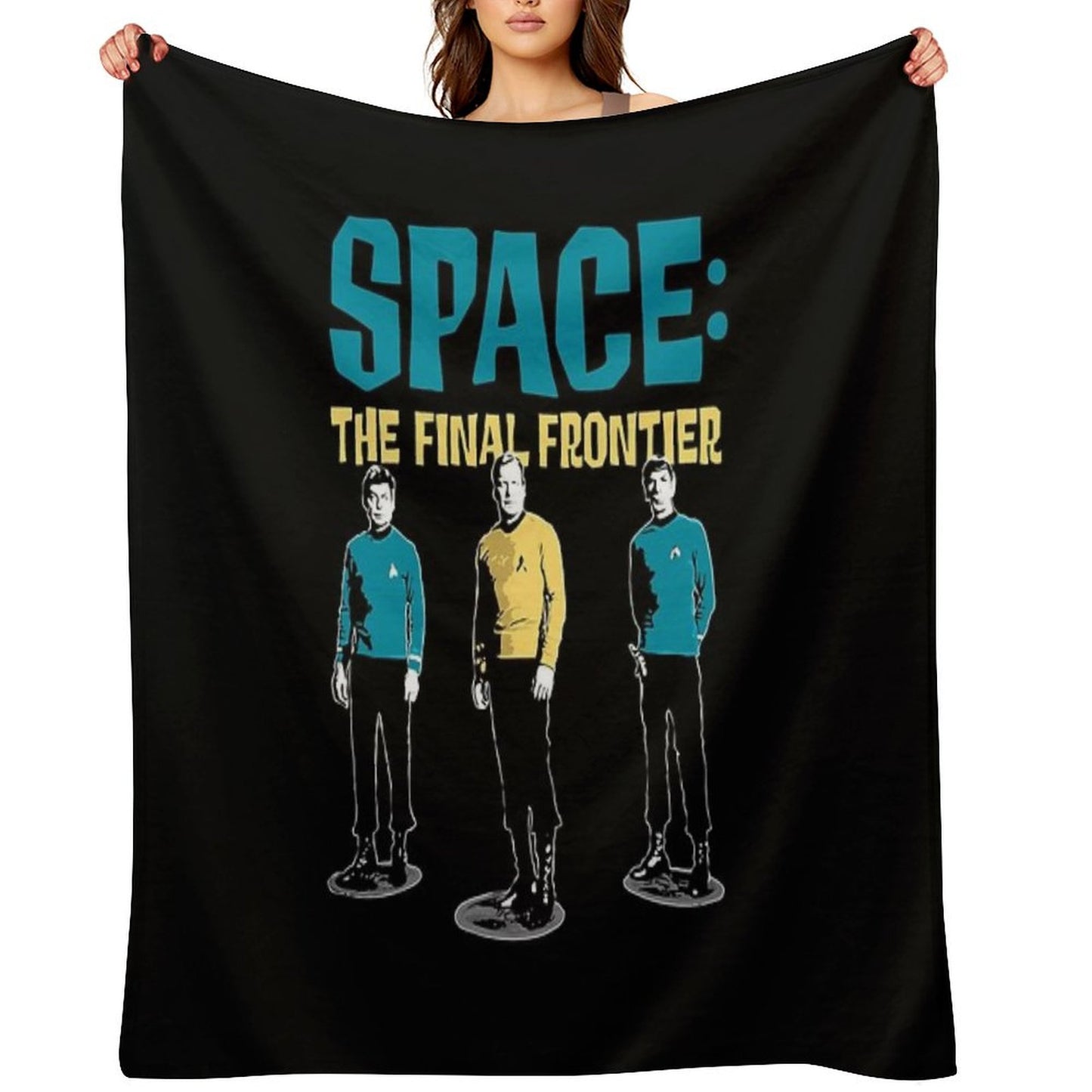 Star Trek - Space The Final Frontier Throw Blanket