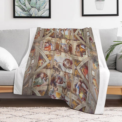 Sistine Chapel Ceiling Throw Blanket