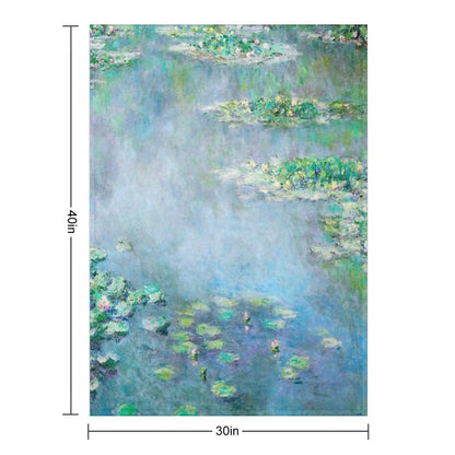 Monet Water Lilies  Nymphéas 1906 Throw Blanket