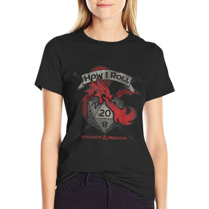 Dungeons & Dragons How I Roll T-Shirt