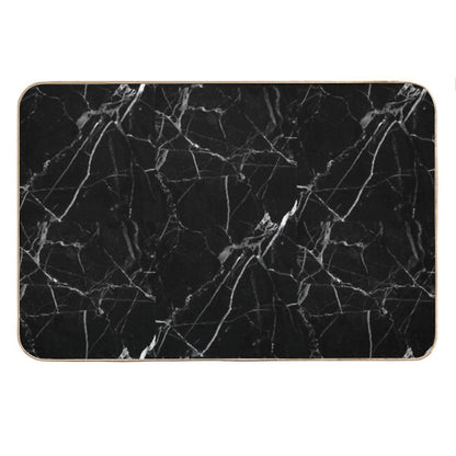 BLACK MARBLE Bath Mat