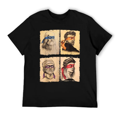 Humor Italian Artists T Shirt for Turtles Art Lovers T-Shirt