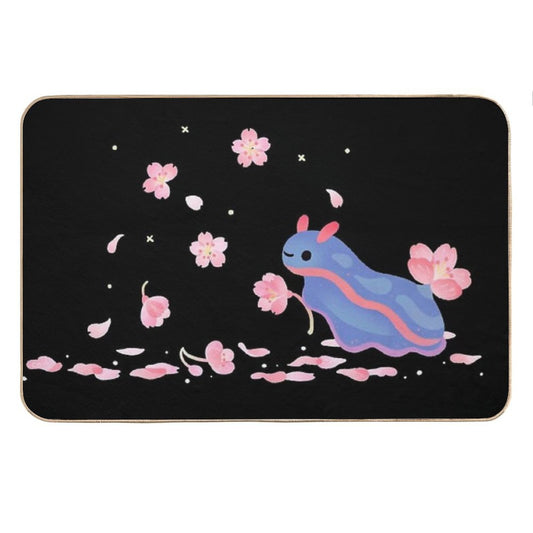 Cherry Blossom Slug Bath Mat